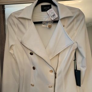 Agaci Dalla Flair Coat Size M Ivory